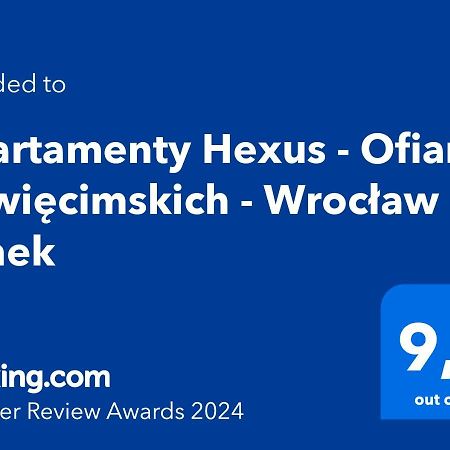 Apartamenty Hexus - Ofiar Oswiecimskich - Wroclaw Centrum Rynek ภายนอก รูปภาพ