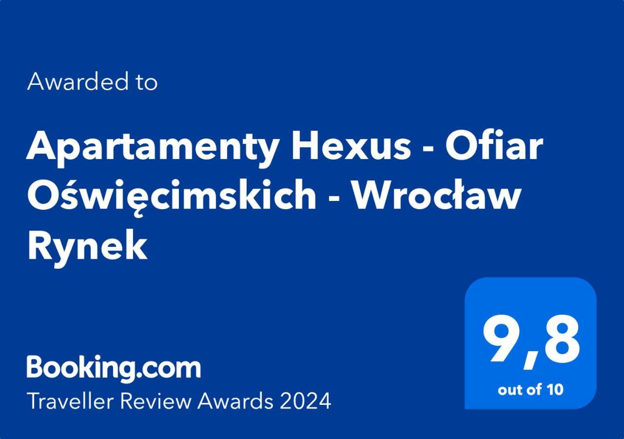 Apartamenty Hexus - Ofiar Oswiecimskich - Wroclaw Centrum Rynek ภายนอก รูปภาพ